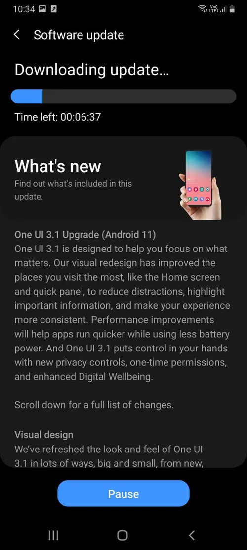 samsung galaxy a70s android 11 one ui 31 update changelog 01