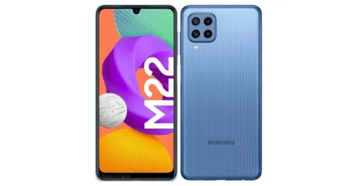 samsung galaxy m22 front back design