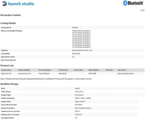 samsung galaxy tab s7