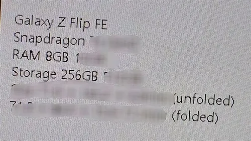 samsung galaxy z flip fe