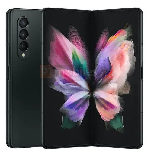 samsung galaxy z fold 3 render black 02
