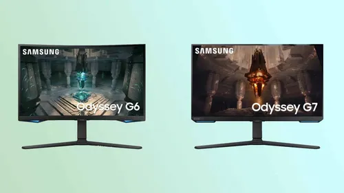 samsung odyssey g6 g7 gaming monitor with tizen os