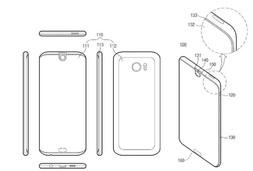 samsung patent with notch