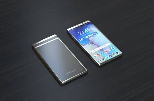 samsung smartphone met edge display