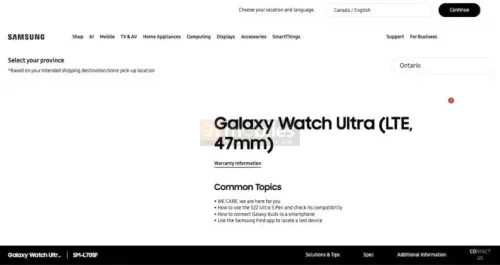 samsung watch b