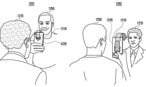 samsung wrap around phone