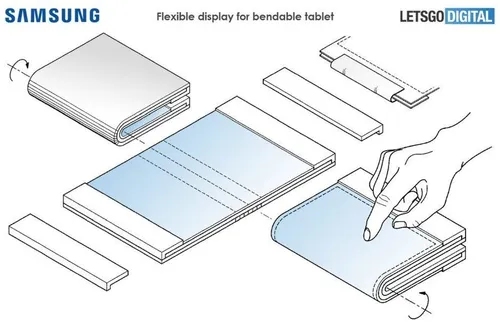 samsungs galaxy f could eventually be joined by a foldable tablet