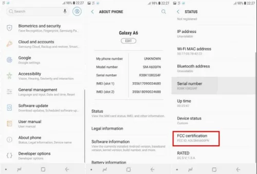 screenshot 2018 3 31 samsung galaxy a6 and a6 receive fcc certification1