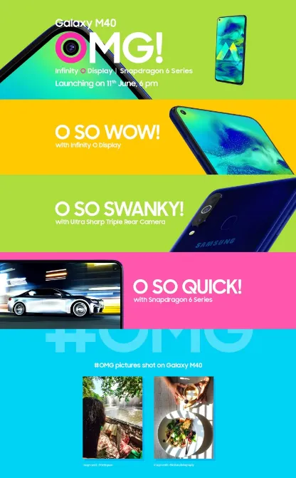 screenshot 2019 05 28 samsung galaxy m40 will launch on amazon india on june 11 with punch hole selfie cam