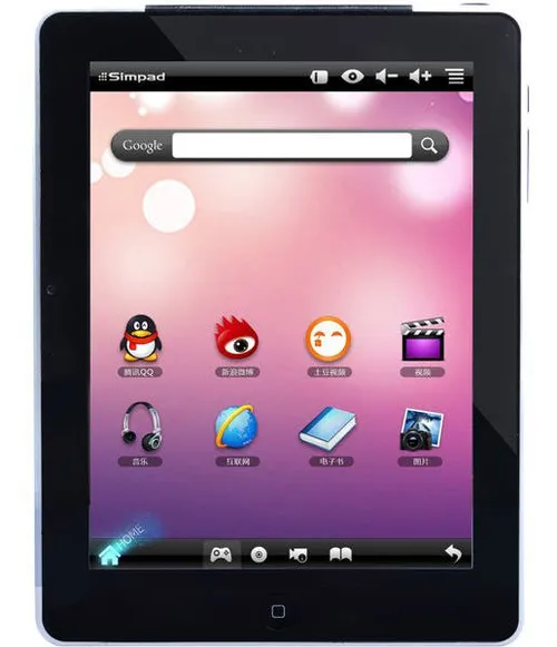 simpad 8 inch android tablet