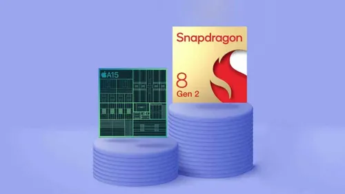 snapdragon 8 gen 2 vs a15 bionic