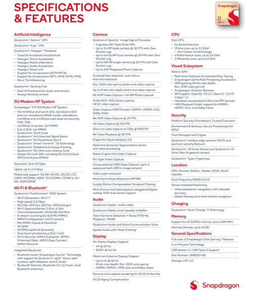 snapdragon 8 gen2 a