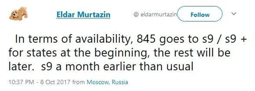 snapdragon 845 on s9