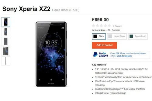sony xperia xz2 and xz2 compact hit the store shelves in europe