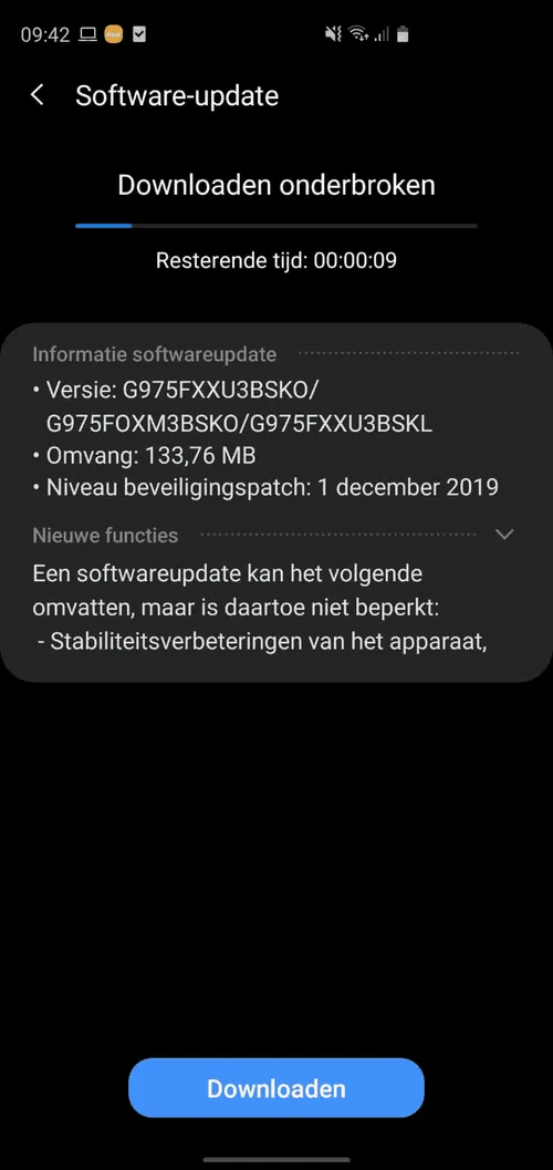 stable galaxy s10 android 10 update germany