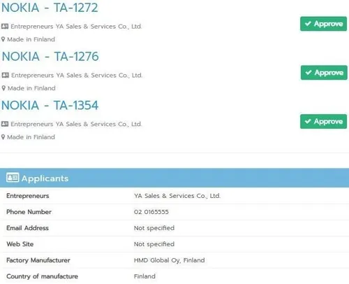 ta 1272 ta 1276 ta 1354 thailand