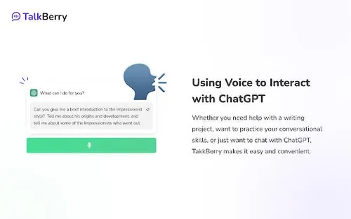 talkberry chatgpt extension