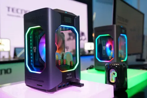 tecno mega mini gaming g1 is the worlds smallest water cooling gaming mini pc
