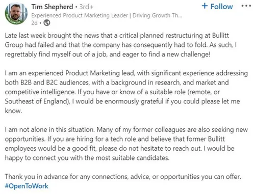 tim shepherd bullitt group