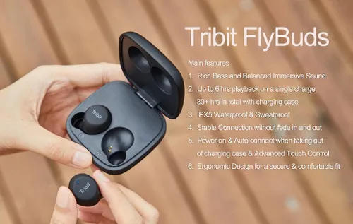 tribit flybuds features email