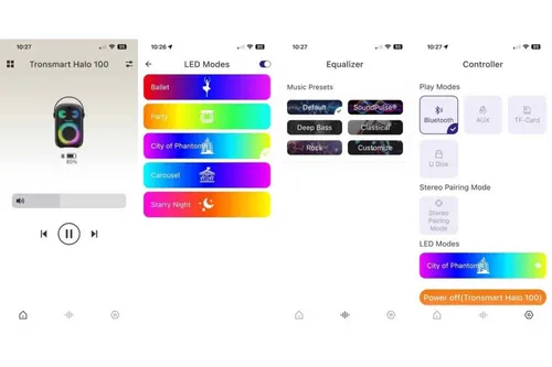 tronsmart halo app screenshots