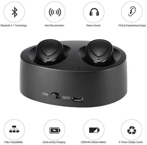 tws k2 true wireless bluetooth headphones