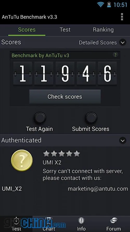 umi x2 1gb antutu