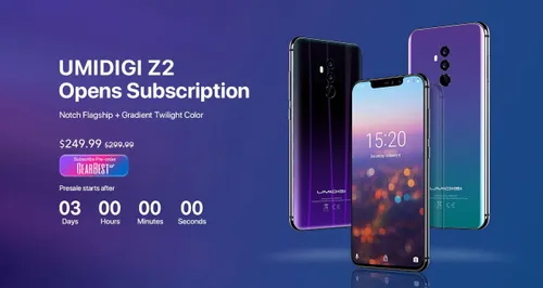umidigi z2 presale