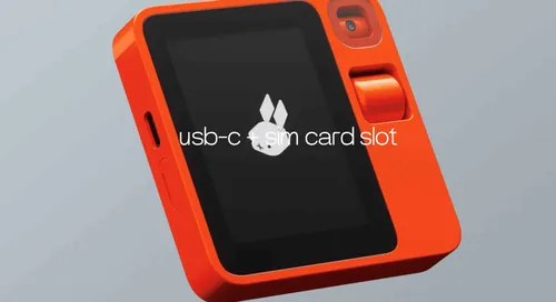 usb and sim card slot of rabbit r1