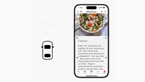 vehicle motion on apple iphone 1