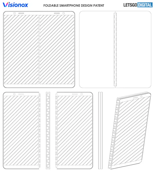 visionox folable phone patent a