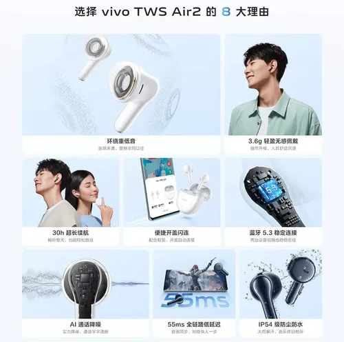 vivo tws air2 main highlights