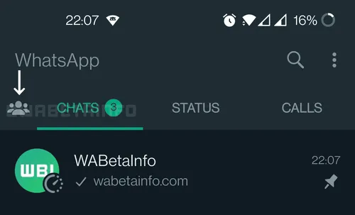 wa communities tab android