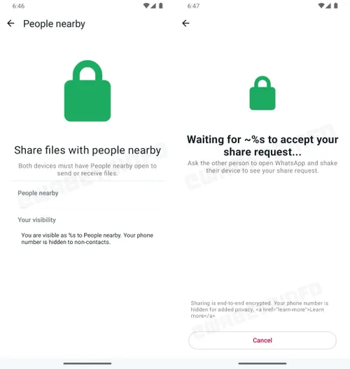 whatsapp file sharing feature