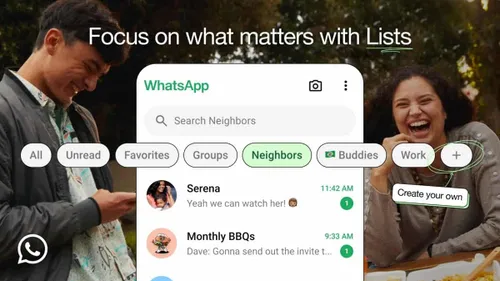 whatsapp lists