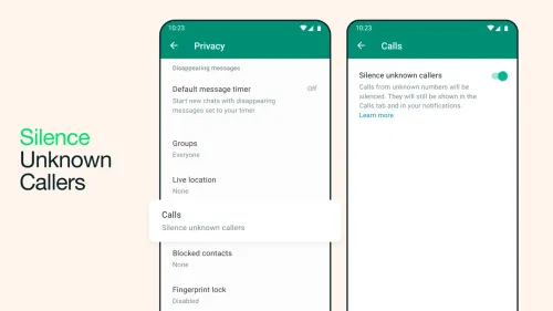 whatsapp silence calls unknown numbers