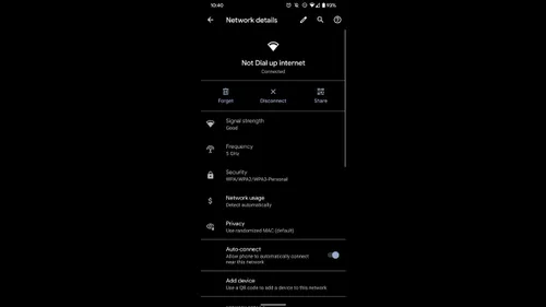 wifi settings on android