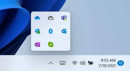 windows 11 system tray