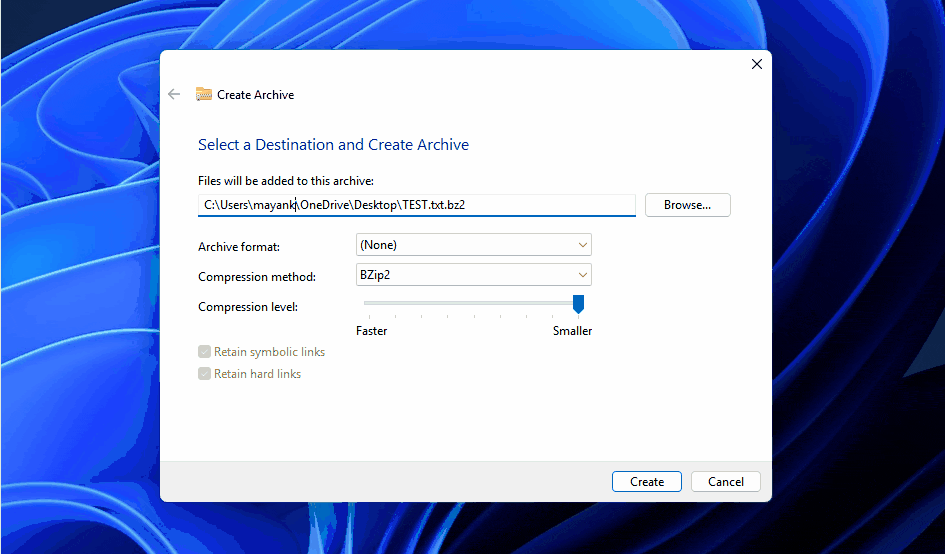 windows 11 zip feature large