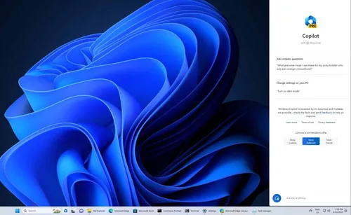 windows copilot hands on