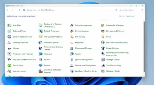 windows denetim masasi kullandimdan kaldirma ayarlar 1