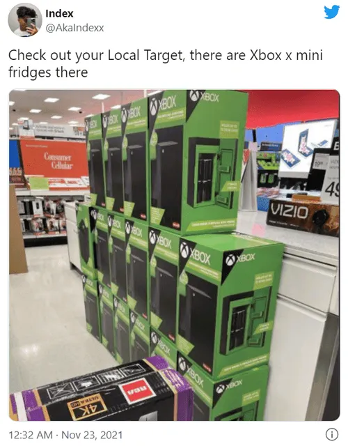 xbox series x refrigerator