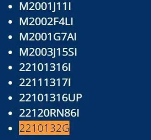 xiaomi 13 bis listing