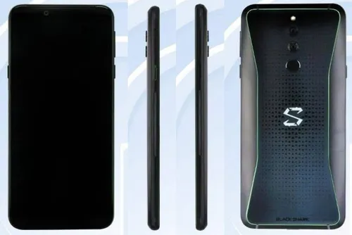 xiaomi black shark 2 gaming phone swings by tenaa with refined design same screen size