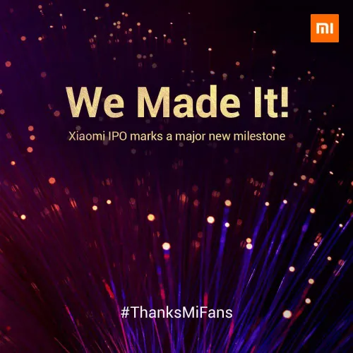 xiaomi hong kong listing