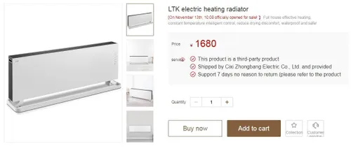 xiaomi ltk heating radiator gizchina
