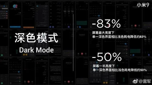 xiaomi mi 9 dark mode b