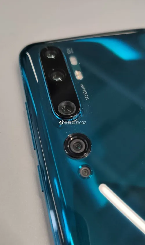 xiaomi mi cc9 pro live rear leak