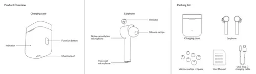 xiaomi mi truly wireless earphones manual