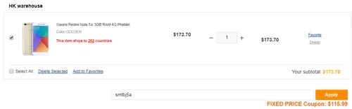 xiaomi redmi note 5a